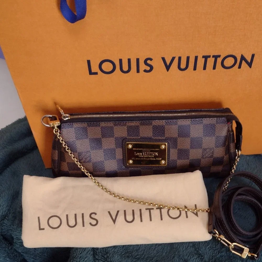 Louis Vuitton Eva Damier Ebene Full Set crossbody 3-way - Picture 2 of 12
